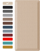 Ophanie kitchen mat with 0.75-inch cushion for fatigue relief while standing
