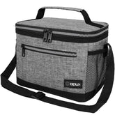 opux insulated lunch box with top handle for easy carrying at work or school