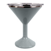 ORCA Tini insulated outdoor sage martini glass keeps drinks cool outdoors