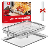 OSJ COOK air fryer basket for oven with compatibility for even air frying at home