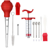 Otempo turkey baster syringe kit for precise marinade injection and basting.