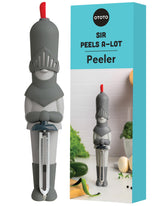 OTOTO Sir Peels A-Lot knight peeler blade for precise peeling of potatoes and fruits.