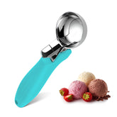 OTVAFAVA ice cream scoop with ergonomic handle and trigger release.