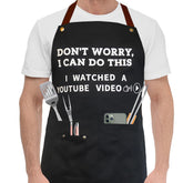 Ougher Cooking Chef Apron with practical pockets for easy utensil access during cooking.