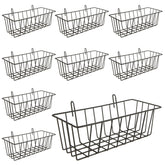 Oungy grid wall basket with open design for easy item visibility.