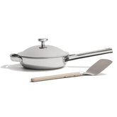 Our Place Mini Titanium Always Pan Pro side view, compact for small kitchens and quick meals.