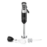 OUTRONSM immersion blender arm for silky smoothies and soups.