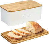 OUTSHINE White Bread Box on a clean counter keeps sourdough tidy.