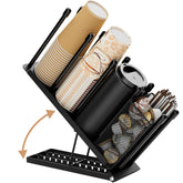 OVICAR Cup and Lid Holder with adjustable height for quick access.