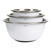 OXO Good Grips 1.5-quart bowl interior-brushed for easy mixing and chilling