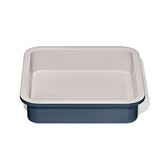 OXO Good Grips ceramic-coated 9in square pan top view shows even browning potential