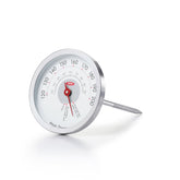 OXO Good Grips Chef's Precision analog leave-in thermometer in oven for precise meat temps while roasting