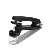 OXO Good Grips Cherry and Olive Pitter with black handle offers a secure non-slip grip.
