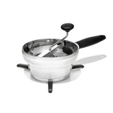 OXO Good Grips Food Mill over a bowl for smooth purees and sauces