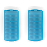 OXO Good Grips ice cube tray with lid on for spill-proof filling.