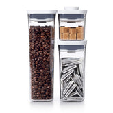OXO Good Grips POP 1.9 Qt sugar, coffee, and tea container with airtight seal.