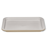 OXO Good Grips quarter sheet pan overview highlighting durability and even heating.