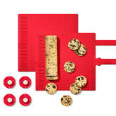 OXO Good Grips Slice & Bake Cookie Helper with two mats for efficient dough shaping.