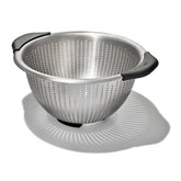 OXO Good Grips colander with non-slip handles for safe lifting and draining