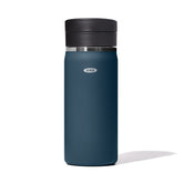 OXO Good Grips travel mug with leakproof lid for spill-free sipping on the go.
