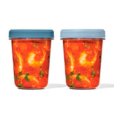 OXO Good Grips Twist Stack 32oz container 2-pack: durable leakproof meal prep storage.