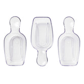 OXO POP scoop set with half-cup capacity attached under lid for easy measuring