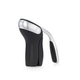 OXO Steel Vertical Lever Corkscrew with two-motion operation for quick cork removal