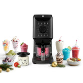 OYLUS 12-in-1 ice-cream maker control panel presets for easy operation.