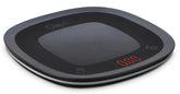 Ozeri Touch Waterproof Scale front view shows easy kitchen weighing.