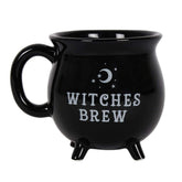 Pacific Giftware Witches Brew black cauldron mug for cozy coffee rituals.