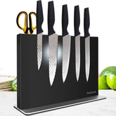 Pailexin magnetic knife block with double-sided magnets holding blades securely