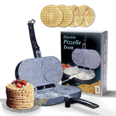Palmer Pizzelle Iron Model 1000 outer view showing durable aluminum housing for reliability