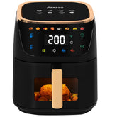Panana 8QT air fryer front view showing family-size capacity for gatherings