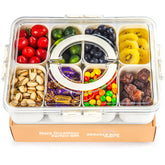 PANYEE snack box with lid and handle for easy party transport