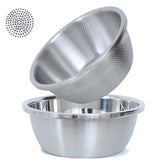 Paoli 304 stainless steel microporous colander with 2mm holes for quick drainage.