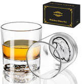 PARACITY eagle pattern thick bottom glass for whiskey tasting