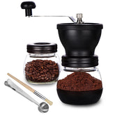 PARACITY manual coffee grinder with ceramic burr for consistent grinding