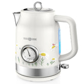 PARIS RHÔNE kettle thermometer shows precise temps for perfect tea brewing