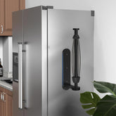 PAROTO magnetic paper towel holder on fridge door with drill-free mounting