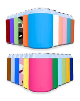 PartyPrints blank can cooler sleeve multicolor pack keeps drinks cold at outdoor events