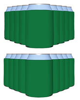 PartyPrints Kelly Green can cooler compact keeps drinks cold on hot days.