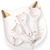 Patelai cat measuring spoons 1/4 teaspoon for precise recipe measurements.