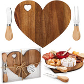 Patelai heart-shaped acacia board ideal for wedding favors