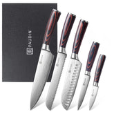 PAUDIN 8-inch chef knife in profile for precise slicing.