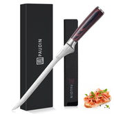 PAUDIN carving knife 10-inch blade close-up for precise ham slicing
