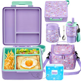 Pawtong lunch box set with bento box container for organized school meals.