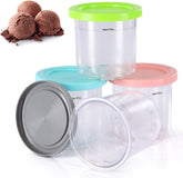 PCTTOIL 4-pack pint containers for Ninja Creami NC301 offer durable, BPA-free storage.