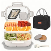 PEDECO all-in-one bento box open view for organized, mess-free meals on the go.