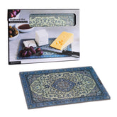 PELEG DESIGN Rugboard cutting board with tempered glass for precise slicing and stylish serving.