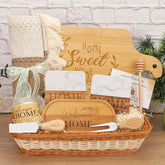 Pengtai woven basket in a rustic display, perfect for thoughtful new home gifts